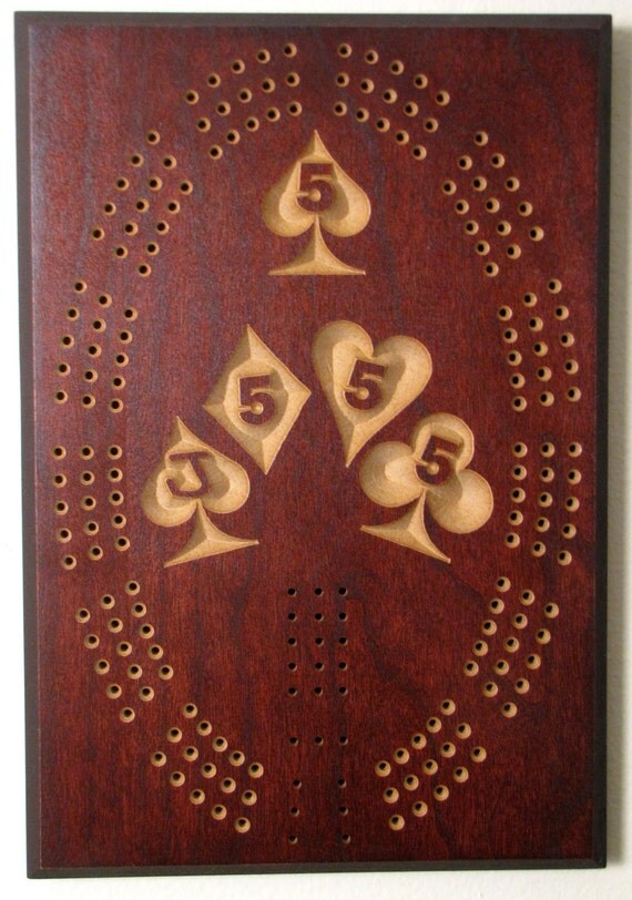 The Perfect hand Cribbage Board