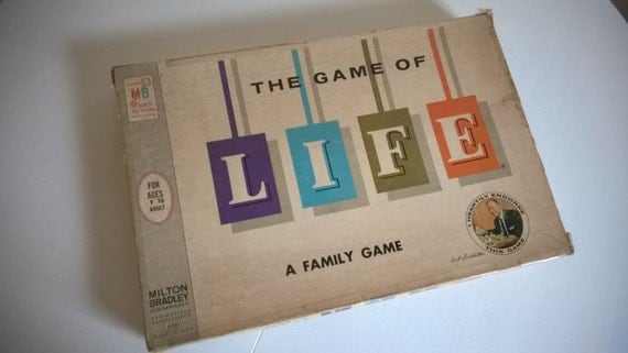 The Game of Life 1960 Edition Milton Bradley Classic