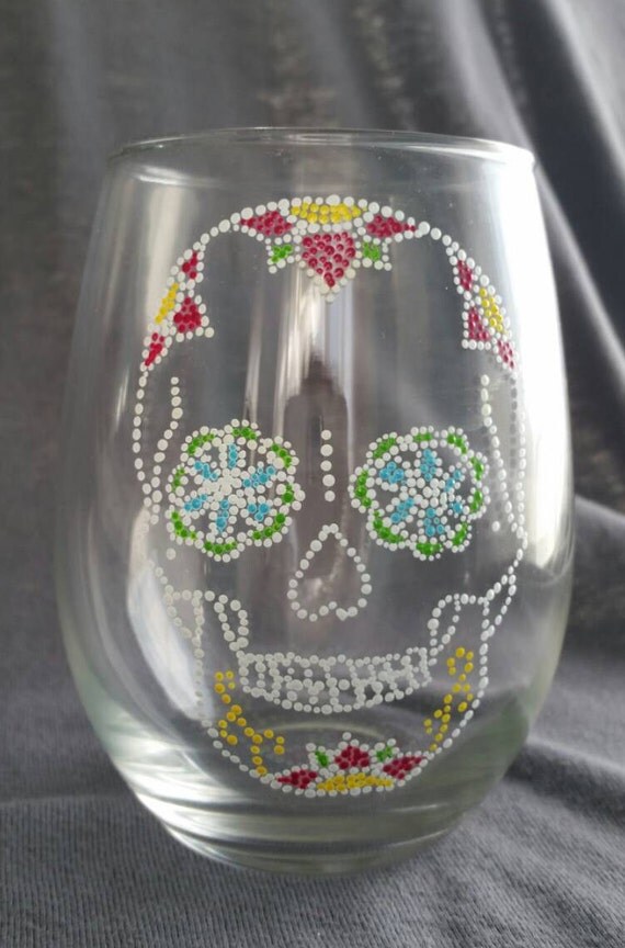 skeleton wine glasses