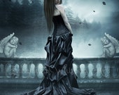 Items similar to Gothic Victorian art,Gothic woman painting,Emotional ...