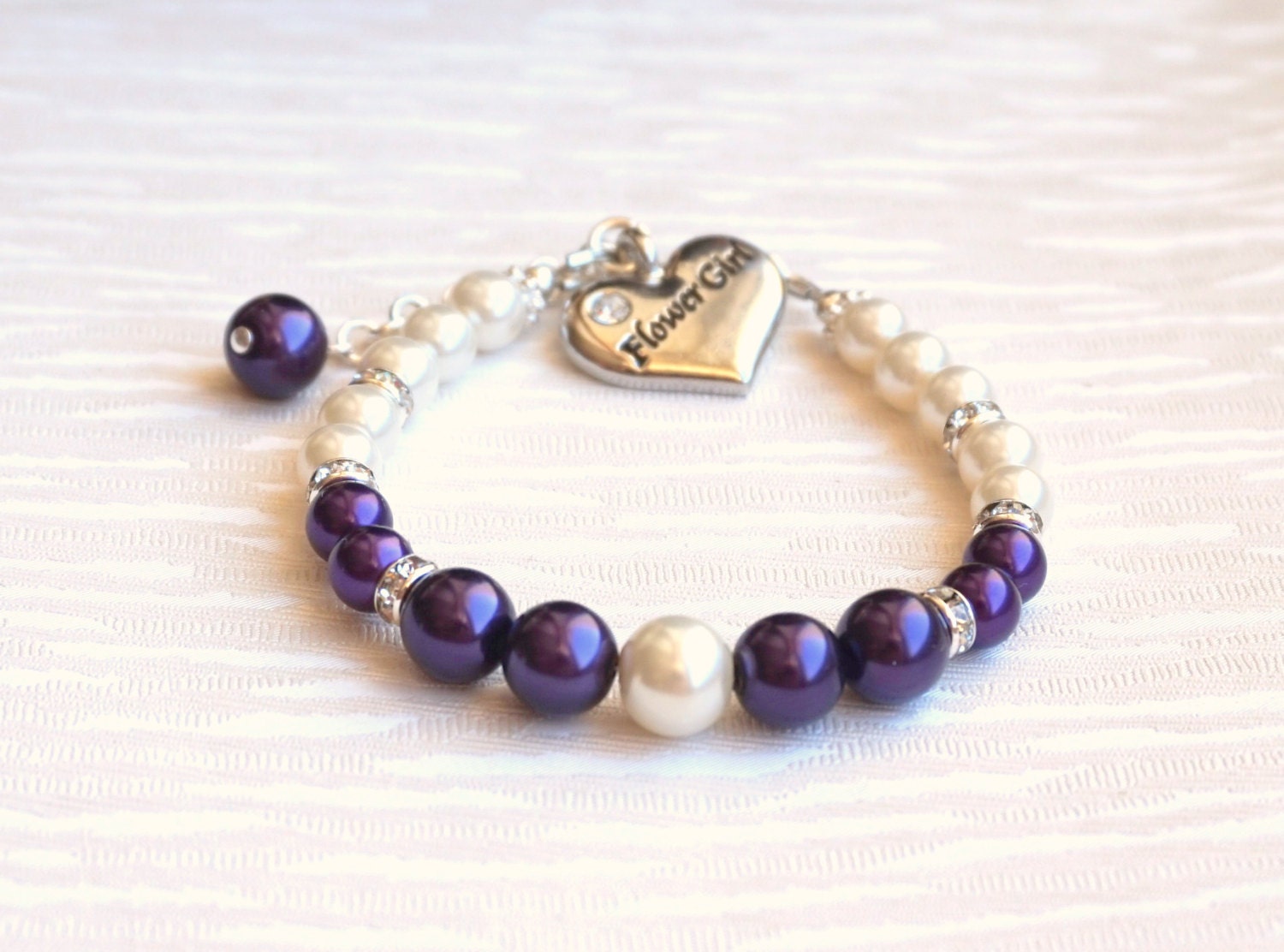 Wedding jewelry Flower girl gift Flower girl bracelet