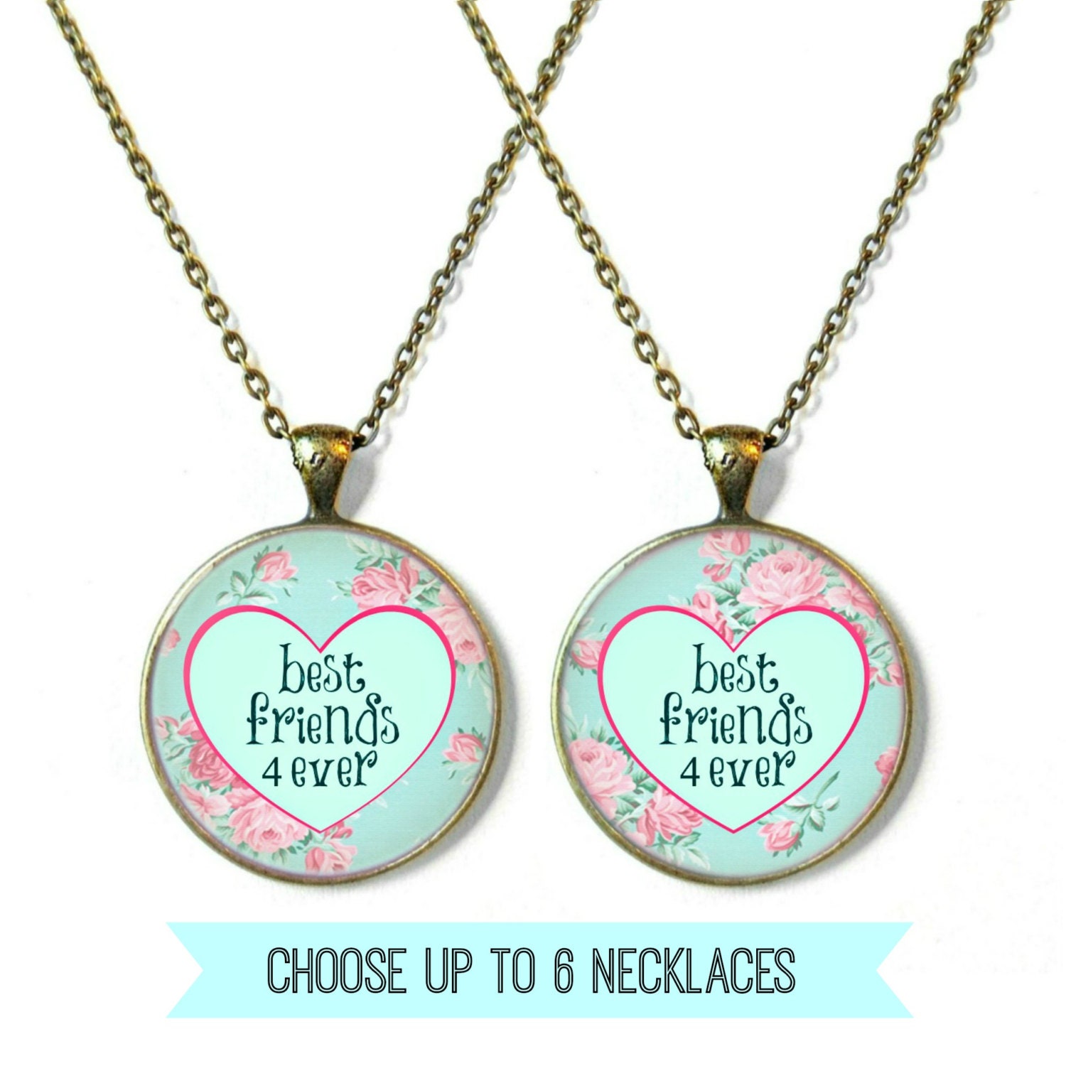 Best Friends 4 Ever Matching Best Friend Jewelry Set Choose