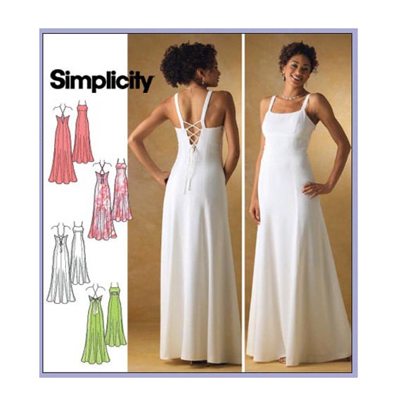 2000s EVENING GOWN PATTERN Dress Pattern Maxi Dress Pattern