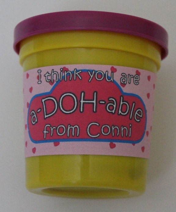 Download Valentine's Tag a-DOH-able digital download