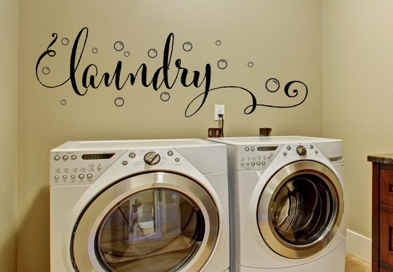  Laundry Room Decor Laundry Wall Decal Wall Decal Laundry 