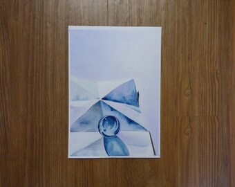 Watercolor Marble Painting