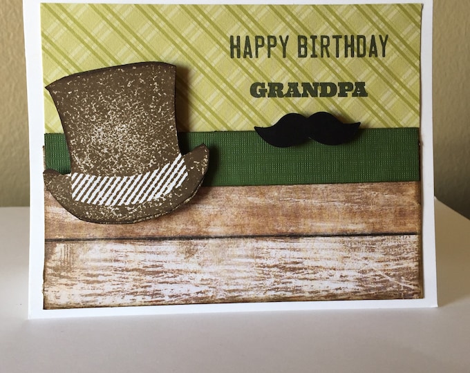 Birthday Cards for Grandfather / Happy Birthday Cards / Blank Birthday Card /Greeting Card / Stationary