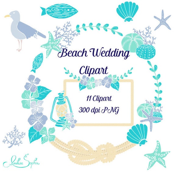 free beach wedding clipart - photo #8