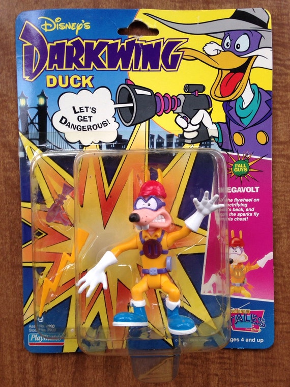 Darkwing Duck Megavolt MOC Vintage Playmates Action Figure