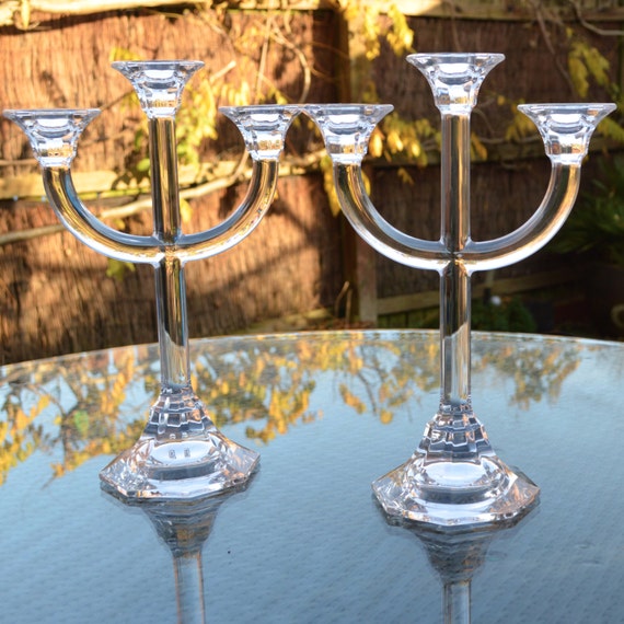 Villeroy and Boch Crystal Candelabra Tall Elegant by Wicksteads