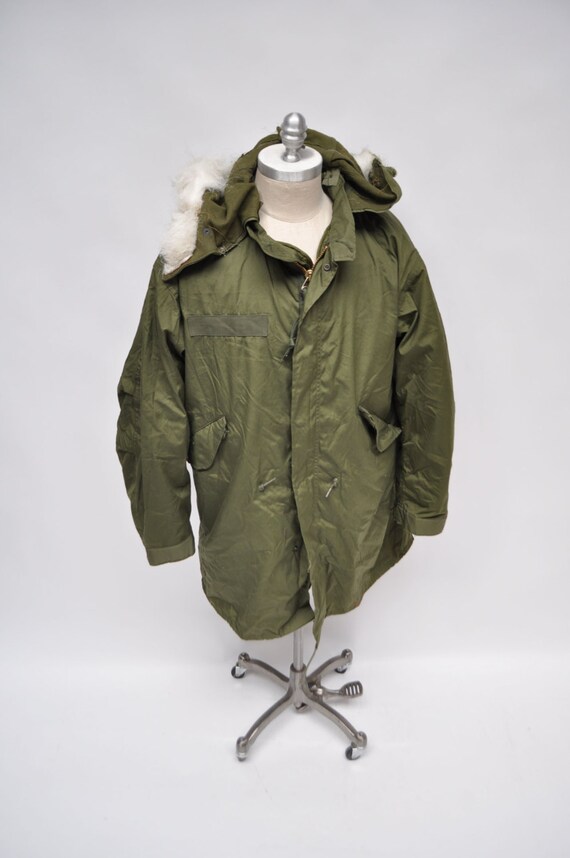 vintage FISHTAIL PARKA jacket military parka coat extreme cold