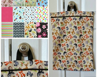 Wet Bag. Wetbag. 14x20 Extra Large Wet Bag. Large Wetbag. Ecobag. Reuseable Bag. Hanging Wet Bag. Zipper Wet Bag. Swim Bag.