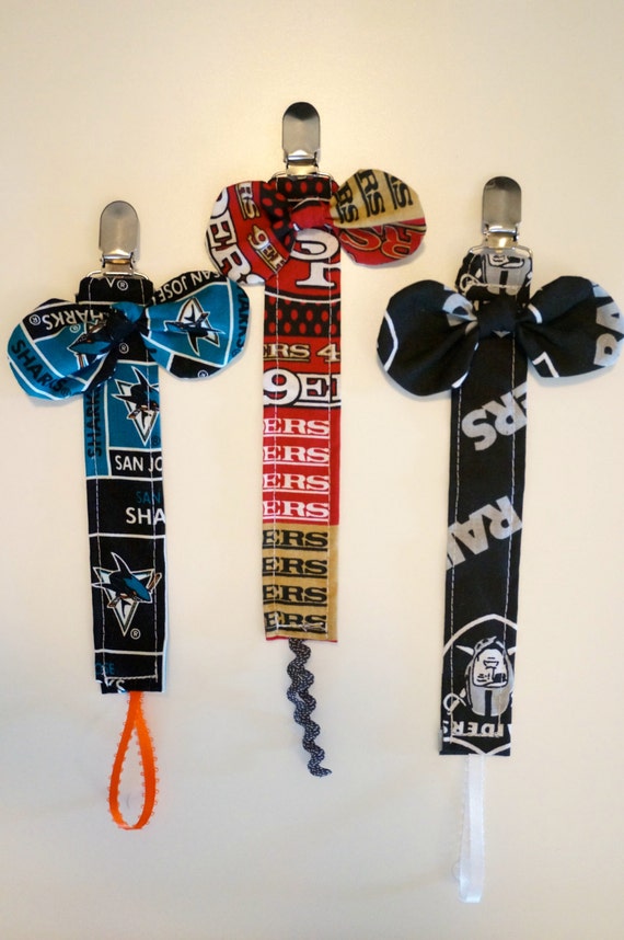 Items similar to Sports Pacifier Set on Etsy