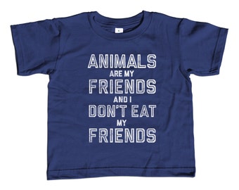 Vegetarian T-Shirt - George Bernard Shaw - Vegan TShirt - Youth and Toddler Sizes - 2T-Youth Large