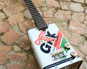 Original South African Oil Can Guitar. Handmade to order