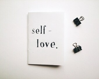 Zine: SELF-LOVE // poetry / prose / perzine // handmade zine / handwritten zine // journal excerpts