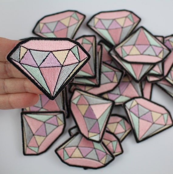 Diamond Gemstone Embroidered Patch / by