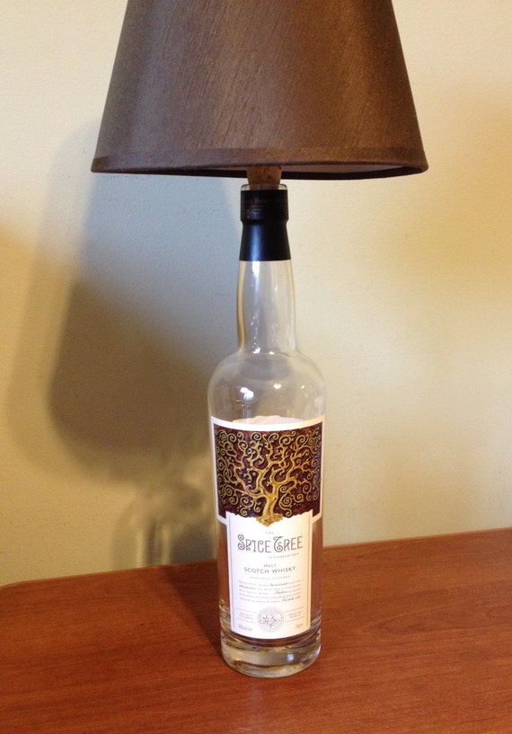 Spice Tree Whiskey Bottle Table Lamp Light Small Table Lamp