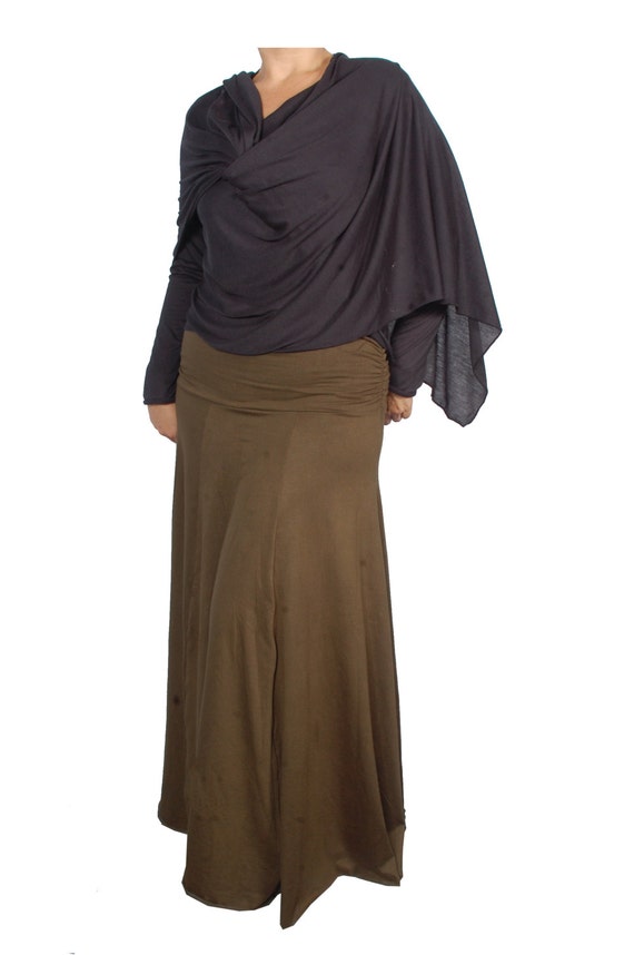 Womens Wrap Top MULTI Bohemian Shawl Cardigan Long Sleeve