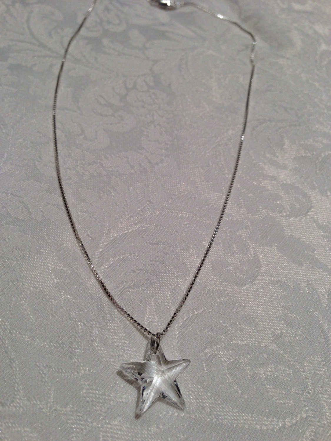 Star Swarovski necklace Pendant Necklace by Martasjewelry