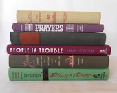 Vintage Mint Green, Purple, Pink, Grey & Silver Book Decor Set Vintage Mint Green, Purple, Pink, Grey & Silver Book Decor Set
