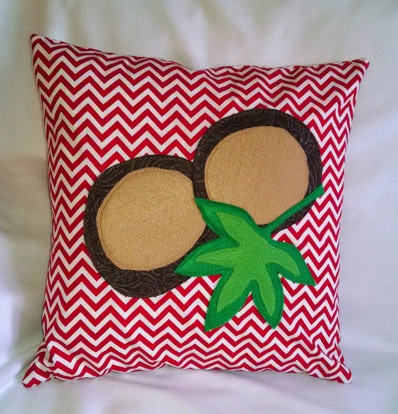 Items similar to Ohio State OSU Buckeye Pillow Sham 16" Made to