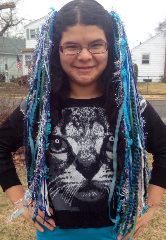 Longer Mermaid Yarn Hair Extensions