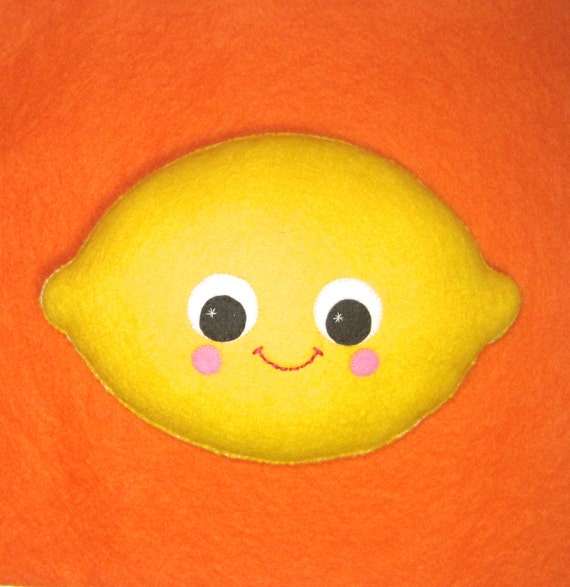 lemon plush toy