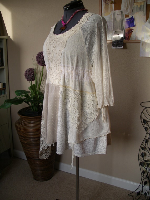 white tunic tshirt