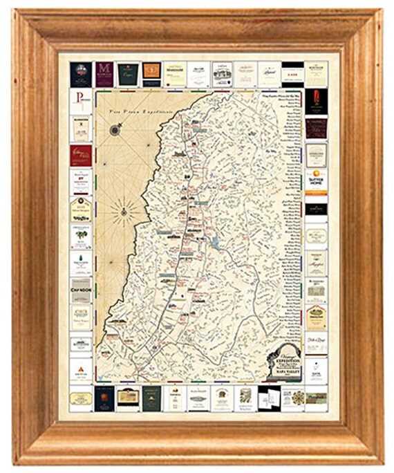 antique wine maps
