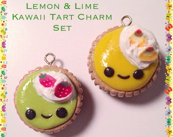 Storm Cloud Charm Kawaii Clay Charms Polymer Clay by SugarNummy