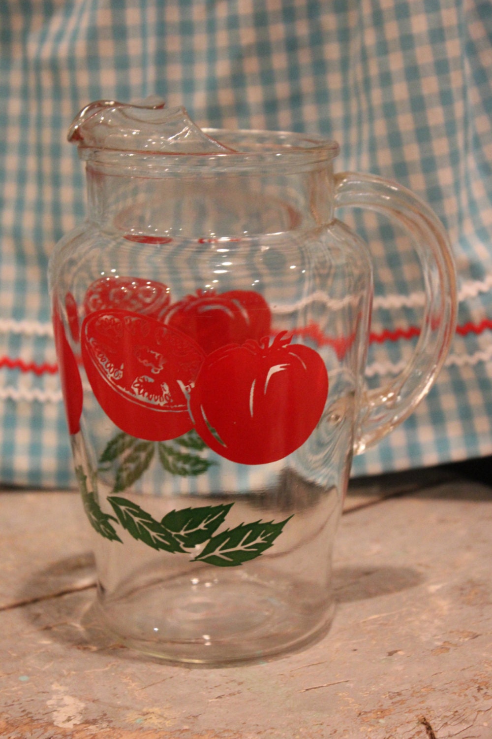 Vintage Retro 50’s Tomato Juice Pitcher Haute Juice