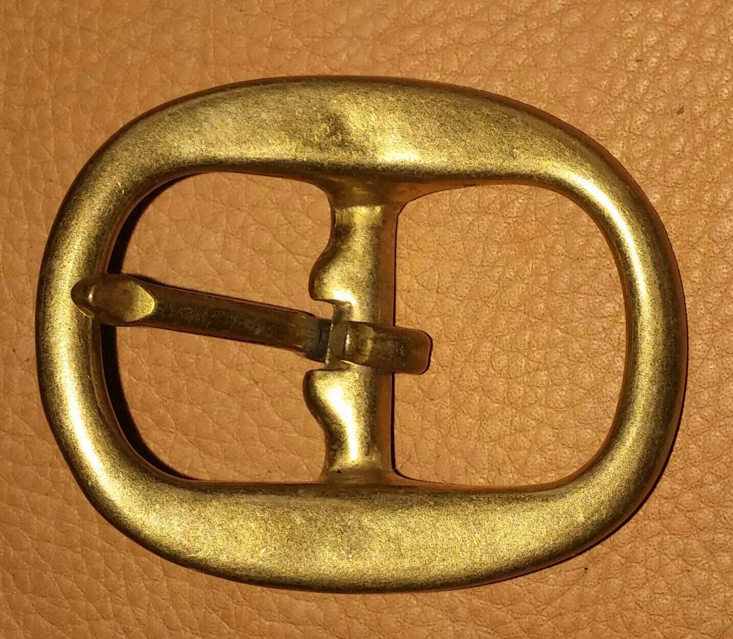 Solid Brass Strap Buckle