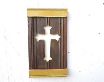 Wood Wall Cross, Barnwood Cross, Reclaimed Wood Decor, Christian Wall Art, Religious Decor, Wooden Cross, Country Decor, Rustic Cross,