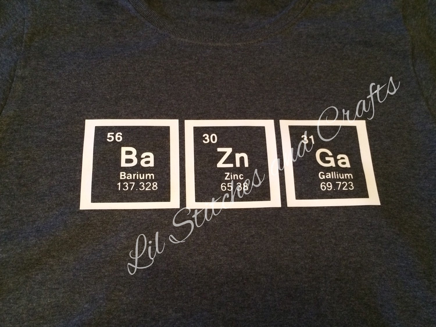 bazinga shirt periodic table