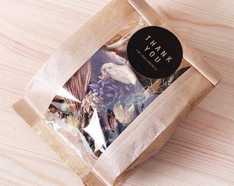 10 x Kraft paper bags / Kraft bags / Brown bags / gift bags / Kraft window bag / favor bags / candy bags / paper bags / party shower bags /