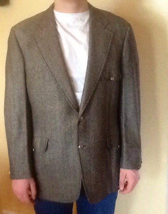 Mens Cashmere Sport Coat Cashmere Suit Coat by VintageToThrill