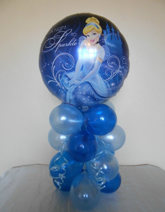 Cinderella Birthday Party Balloon Centerpiece by NightNightLight