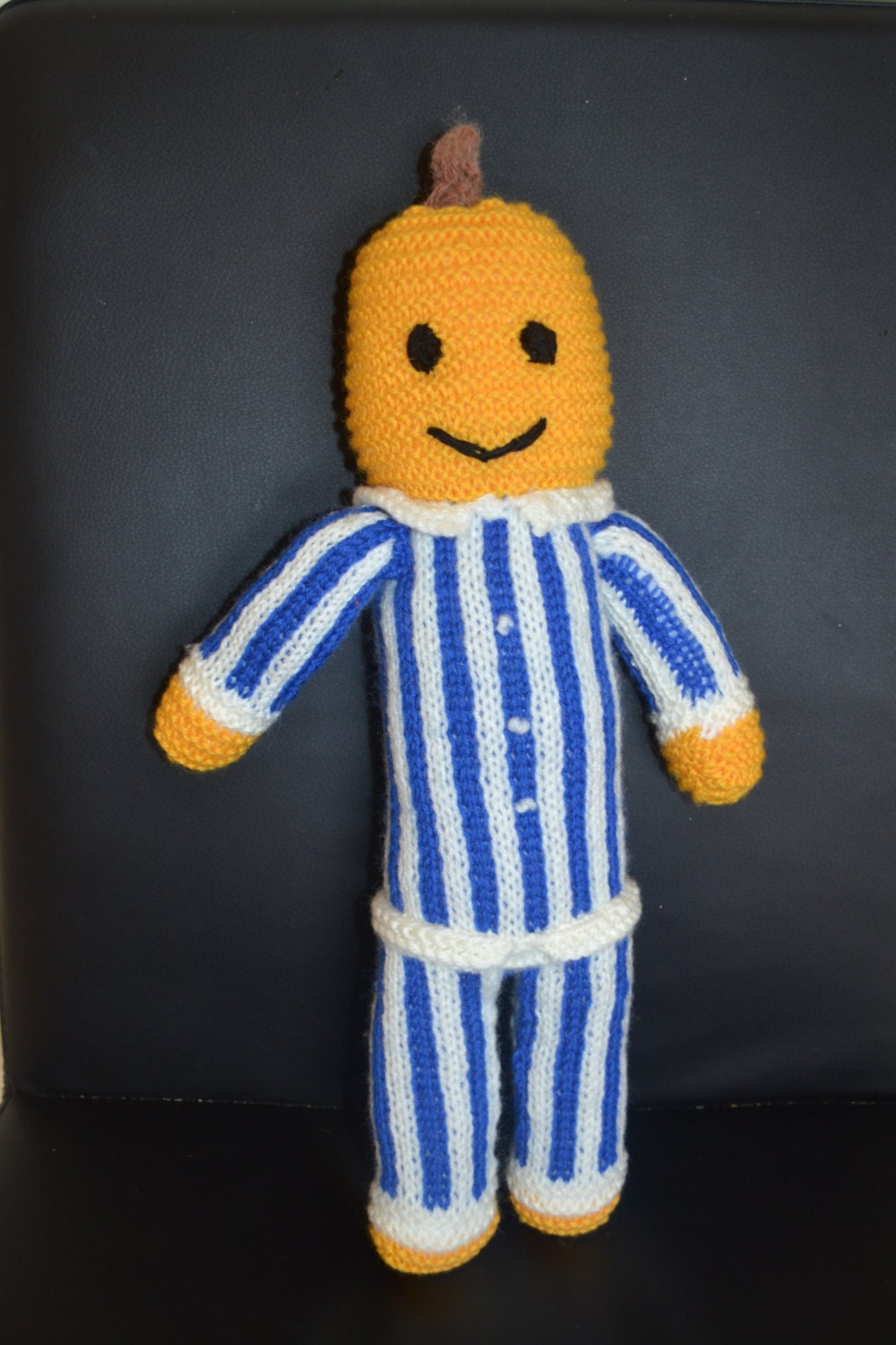 Bananas in Pyjamas by NinsKnits on Etsy