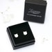 Pink stud earrings 10mm studs 0.4 Pink ceramic by ZuDesignJewelry