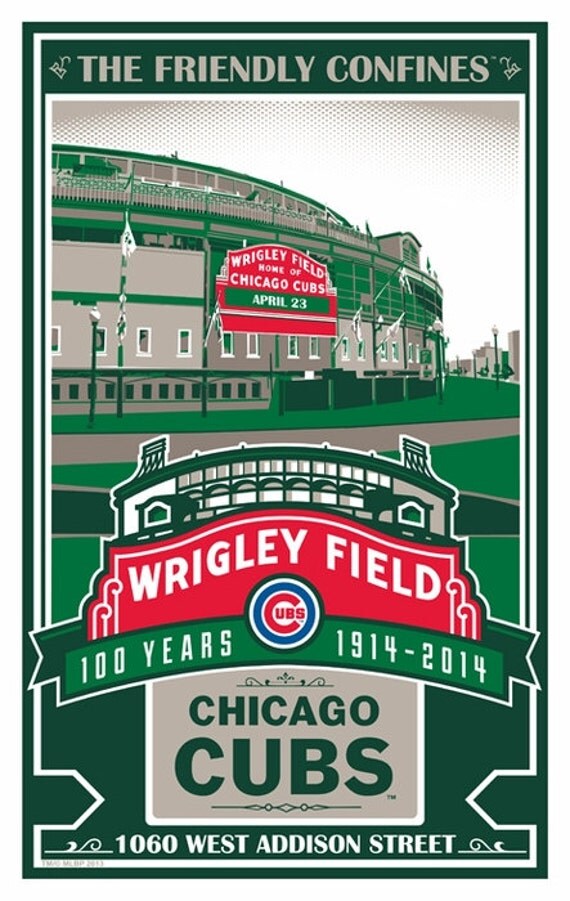 Wrigley Field The Friendly Confines 100 Years by