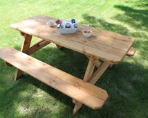 Cedar Picnic Table - Pic-A-Nick Table