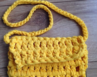 Items similar to Handmade Little Girls Bright Yellow Crochet Poncho ...
