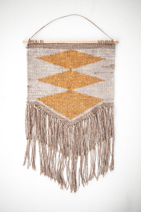 Hand Woven Wall Hanging // Tapestry // Fibert Art