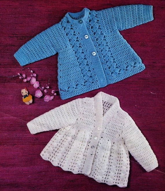 pattern toddler for crochet jumper button sweaters Patterns jacket Cardigan up matinee toddler Crochet