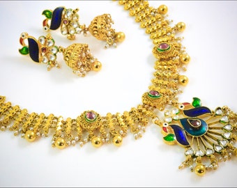 Popular items for kundan jewelry on Etsy