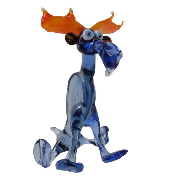 blown glass moose