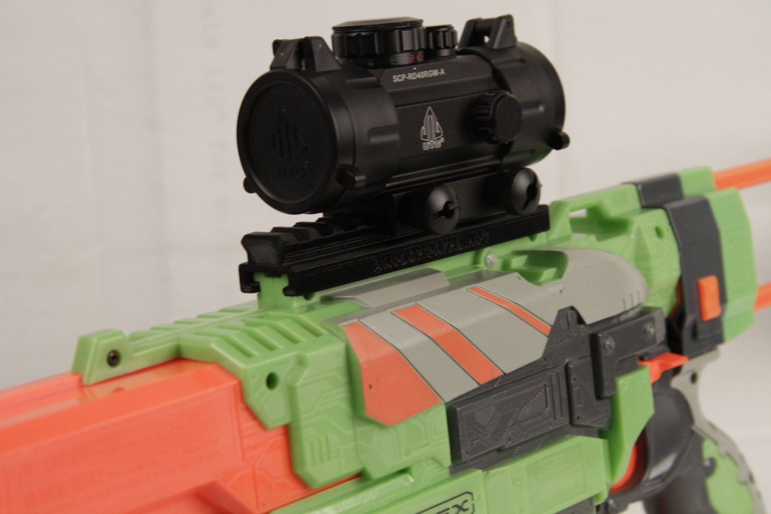 3D Printed Nerf to Picatinny Top Rail Mount for Nerf Gun