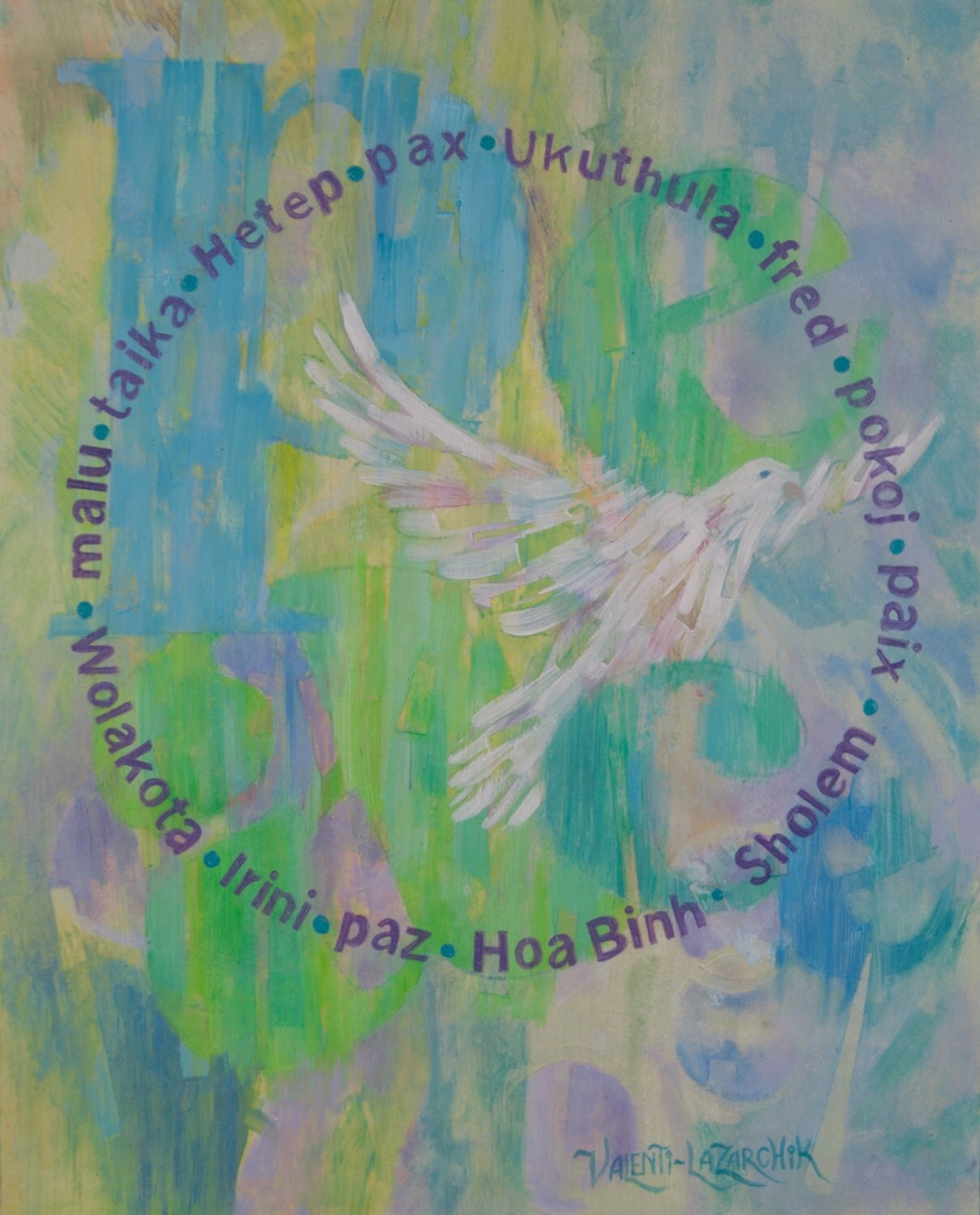 Christian Art Peace Contemporary Painting 8