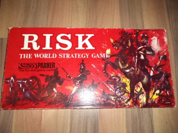 Vintage Risk 1963 World Strategy Game Edition Board Game Used